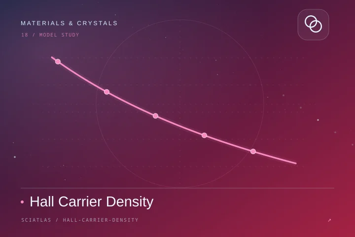Hall Carrier Density science theme cover