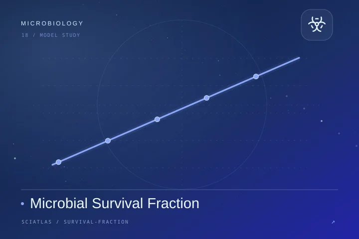 Microbial Survival Fraction science theme cover